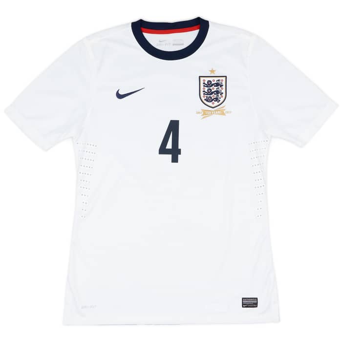 2013 England Match Issue Home Shirt #4