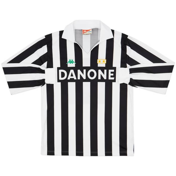 1991-92 Juventus Basic Home L/S Shirt #10 - 6/10 - (L)