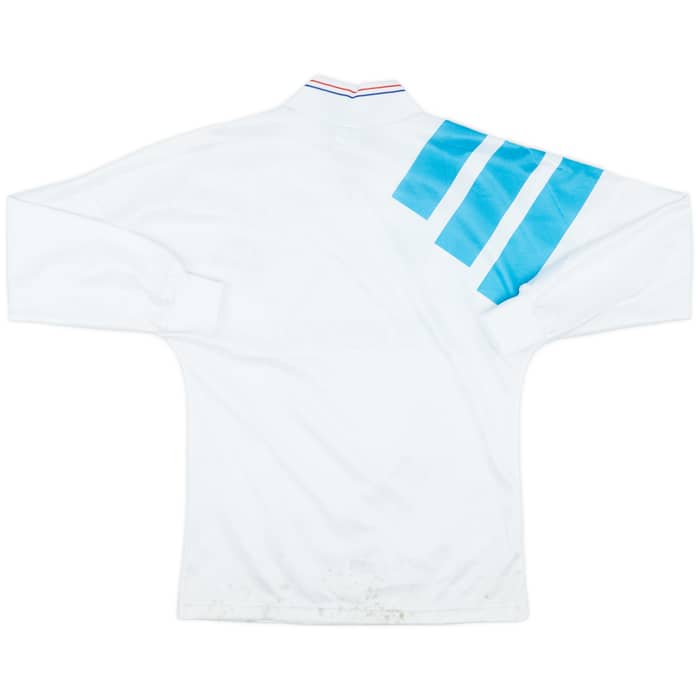1991-92 Olympique Marseille Home L/S Shirt - 6/10 - (XS)