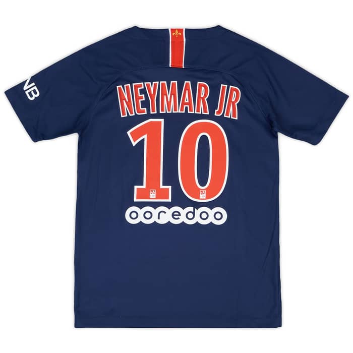 2018-19 Paris Saint-Germain Home Shirt Neymar #10 - 9/10 - (M.Boys)
