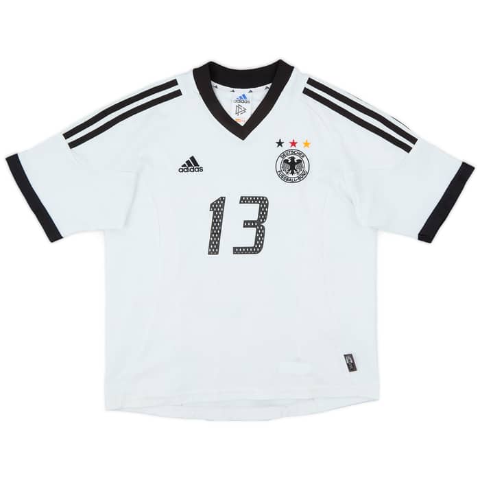 2002-04 Germany Home Shirt Ballack #13 - 6/10 - (XL.Boys)