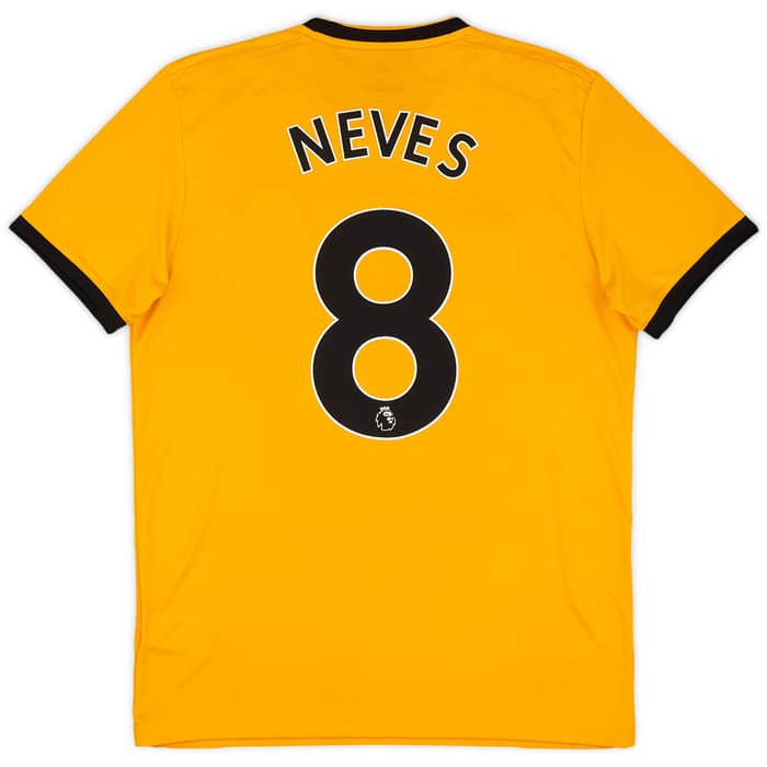 2018-19 Wolves Home Shirt Neves #8 - 8/10 - (M)