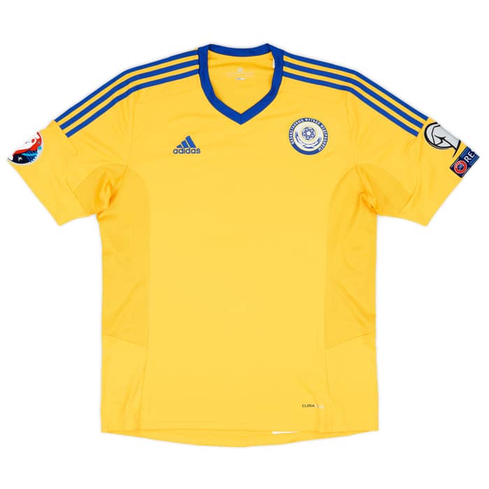 2014-15 Kazakhstan Match Issue European Championship Qualifiers Away Shirt Kirov #2