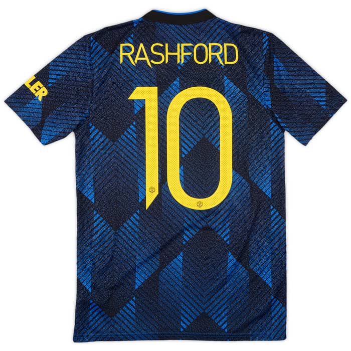 2021-22 Manchester United Third Shirt Rashford #10 - 10/10 - (S)