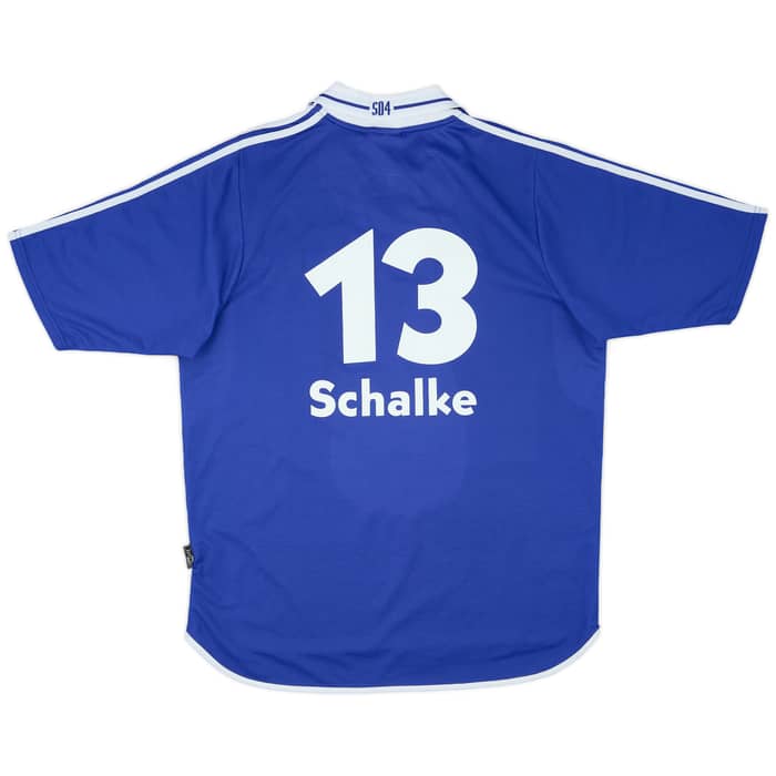 2001-02 Schalke Home Shirt #13 - 6/10 - (XL)