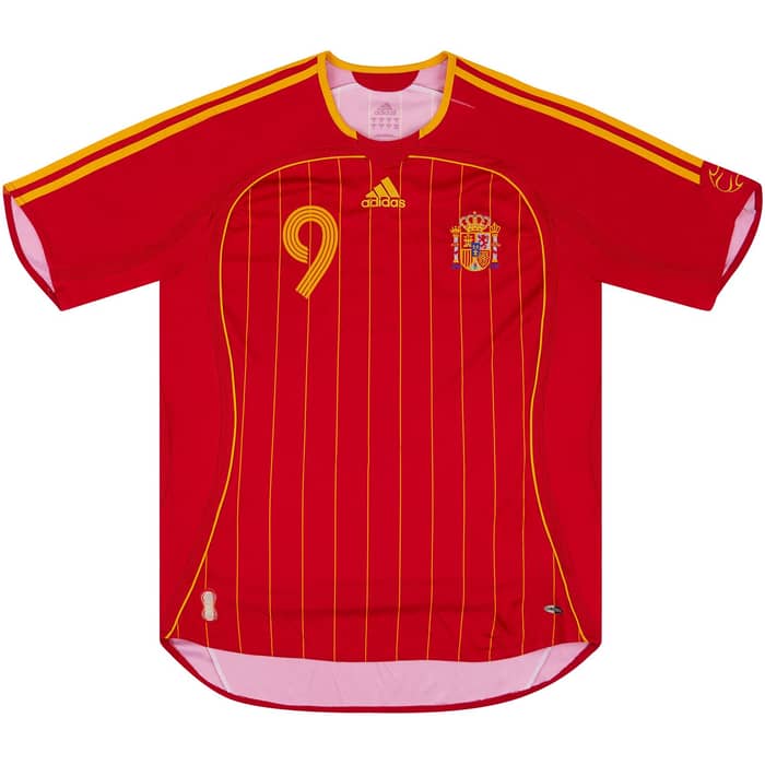 2006-08 Spain Home Shirt Torres #9 - 6/10 - (S)