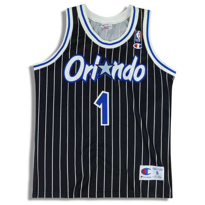 1993-94 Orlando Magic A. Hardaway #1 Champion Jersey (Away) S