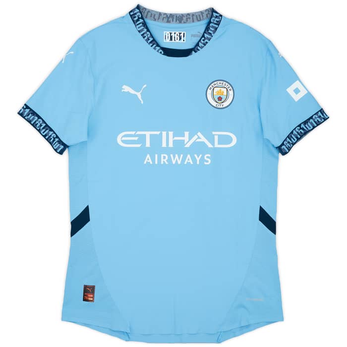 2024-25 Manchester City Home Shirt De Bruyne #17 - 9/10 - (S)