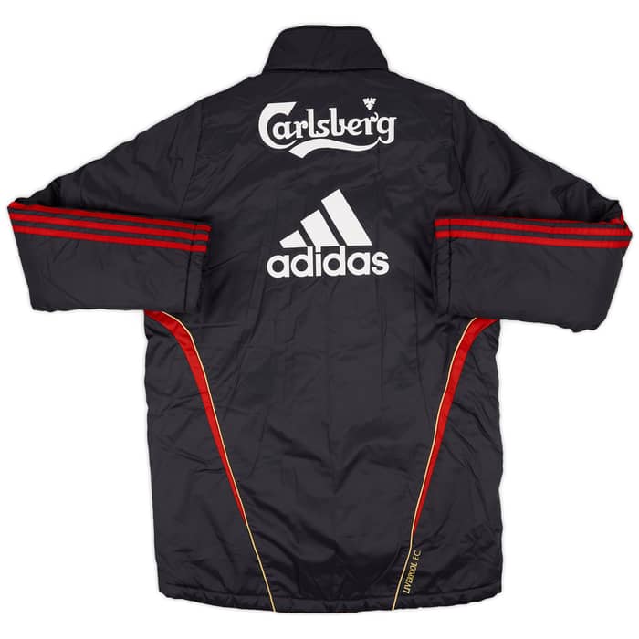 2009-10 Liverpool adidas Padded Bench Coat - 7/10 - (S)