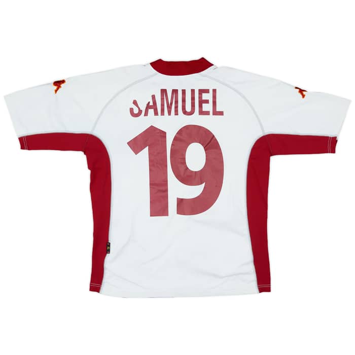 2001-02 Roma Away Shirt Samuel #19 - 4/10 - (XL)