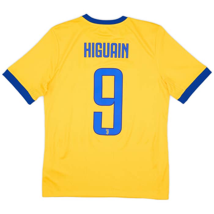 2017-18 Juventus Away Shirt Higuain #9 (XL.Boys)