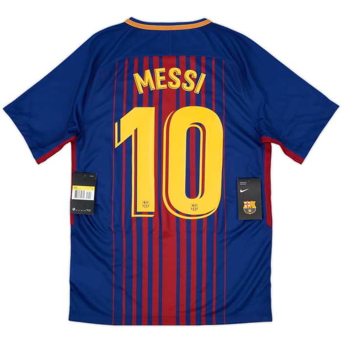 2017-18 Barcelona Home Shirt Messi #10 (S)