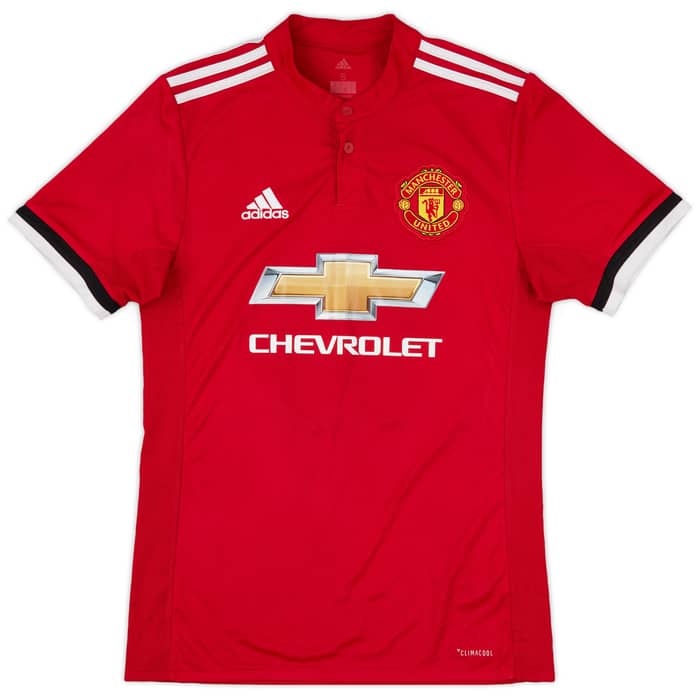 2017-18 Manchester United Home Shirt Martial #11 - 8/10 - (S)