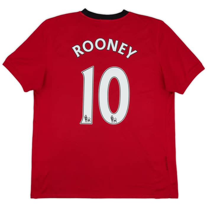 2009-10 Manchester United Home Shirt Rooney #10 - 6/10 - (L)