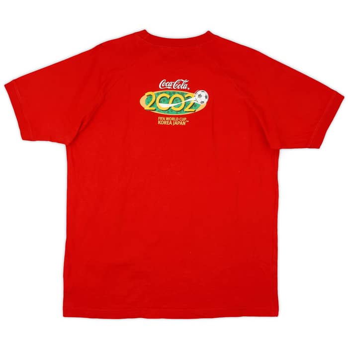 2002 Coca Cola 'World Cup Korea/Japan' Cotton Tee - 9/10 - (L)