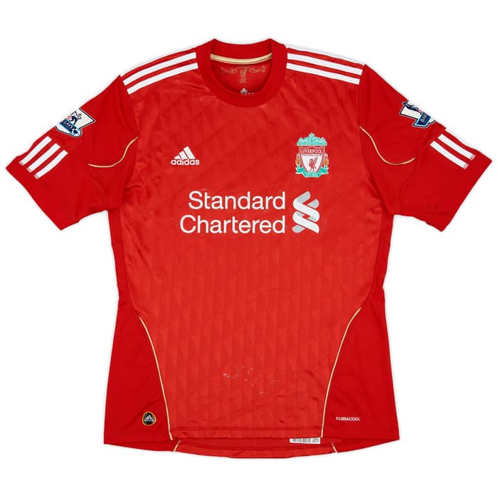 2010-12 Liverpool Home Shirt Gerrard #8 - 5/10 - (M)
