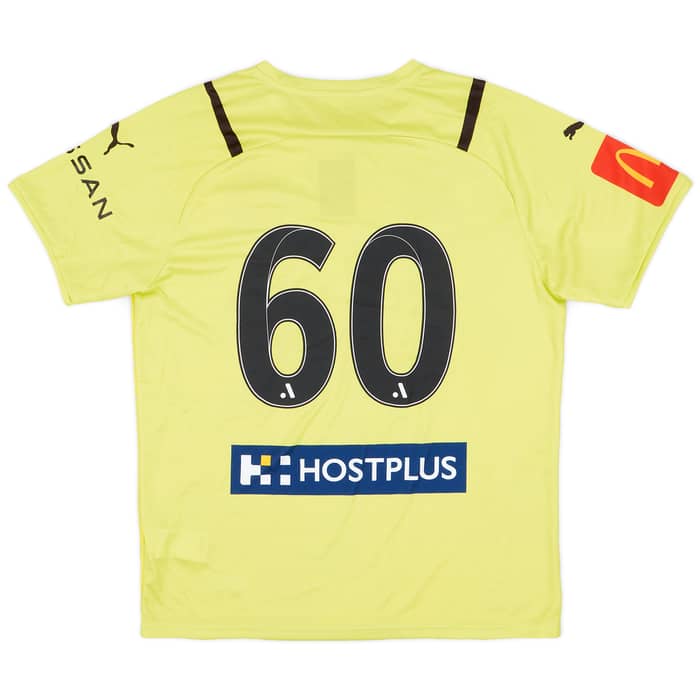 2021-22 Melbourne City Player Issue Australia Cup GK Shirt #60