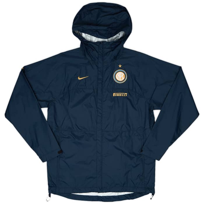 2008-09 Inter Milan Nike Hooded Rain Jacket - 9/10 - (S)