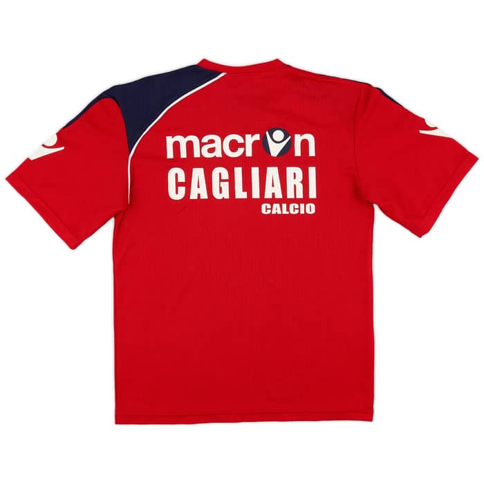 2009-10 Cagliari Macron Training Shirt - 8/10 - (XS)