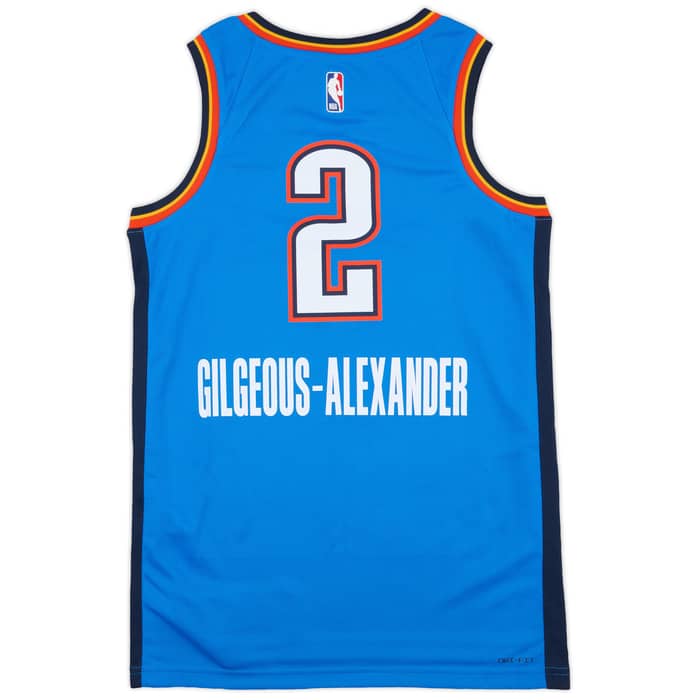 2019-24 Oklahoma City Thunder Gilgeous-Alexander #2 Nike Swingman Jersey (Away) S - W/Tags