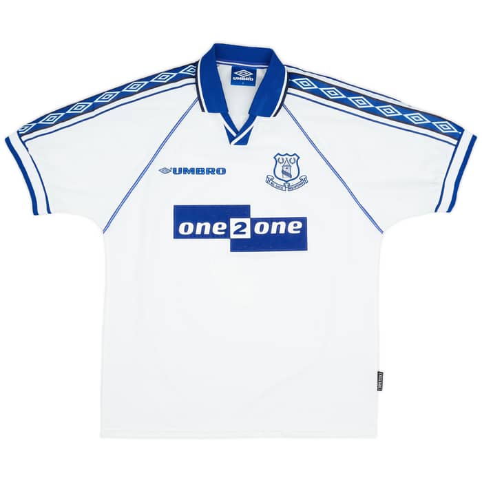 1998-99 Everton Away Shirt Ferguson #9 - 8/10 - (L)