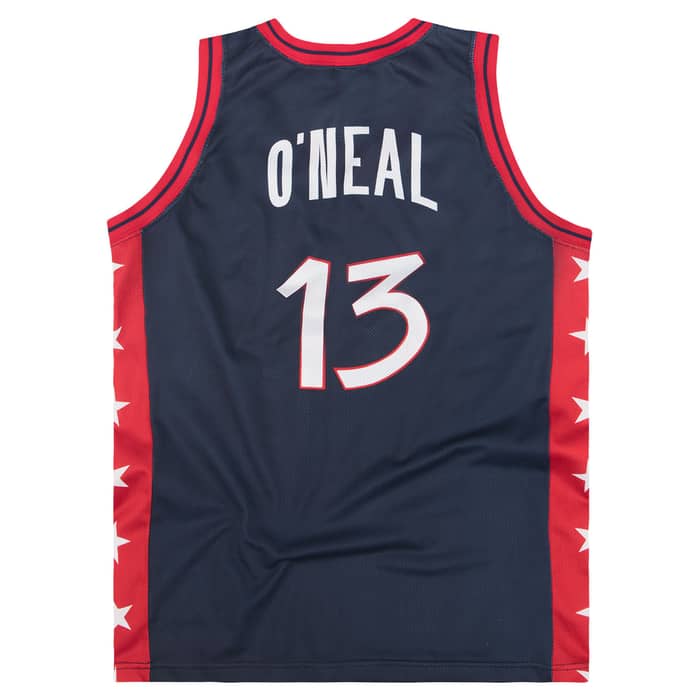 1996-99 USA O'Neal #13 Champion Jersey (Away) S
