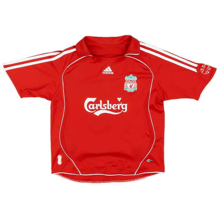 2006-08 Liverpool Home Shirt Carragher #23 - 9/10 - (S.Boys)