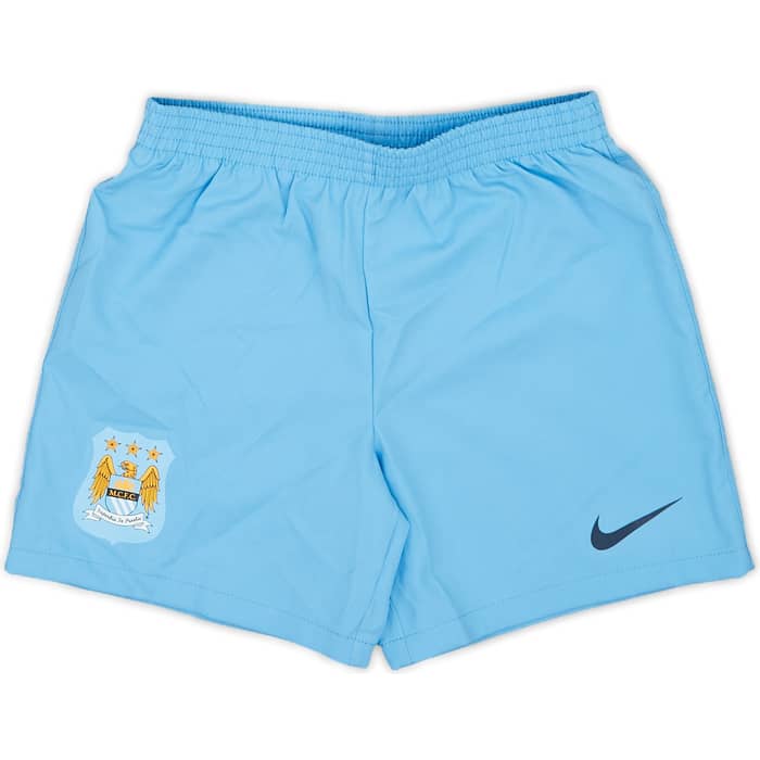 2014-15 Manchester City Home Shirt & Shorts - 6/10 - (4-5 Years)
