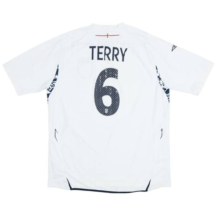 2007-09 England Home Shirt Terry #6 - 5/10 - (XL)