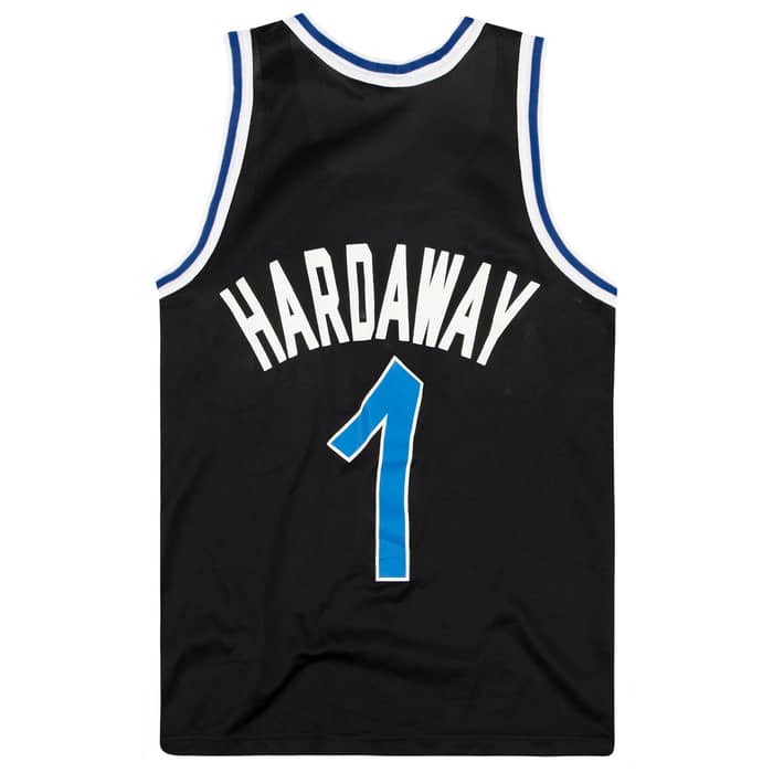 1995-98 Orlando Magic Hardaway #1 Champion Jersey (Alternate) M