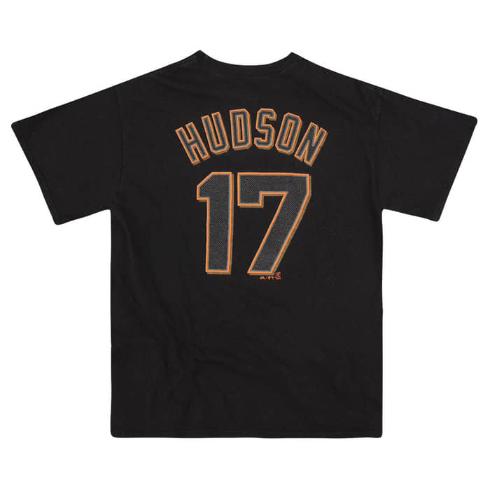 2014-15 San Francisco Giants Hudson #17 Majestic Tee L