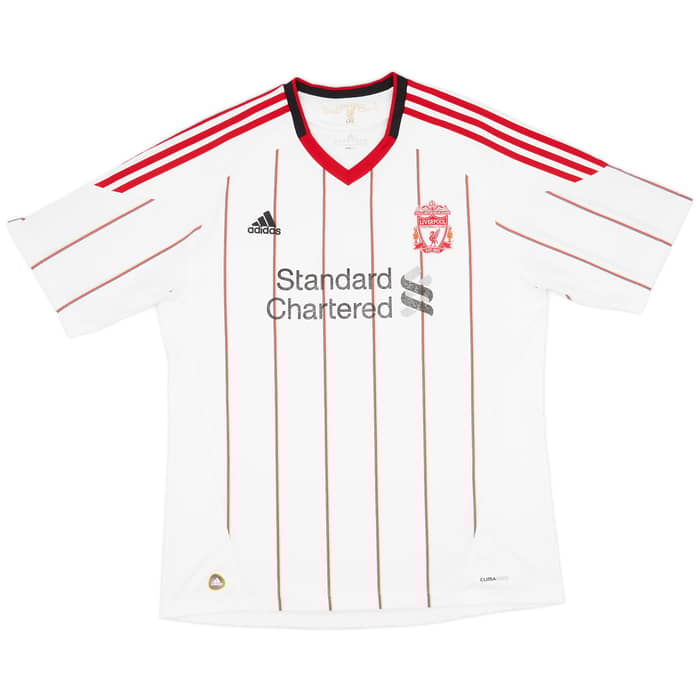 2010-11 Liverpool Away Shirt Gerrard #8 - 5/10 - (XL)