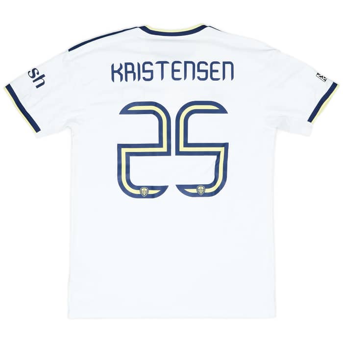 2022-23 Leeds Match Issue Carabao Cup Home Shirt Kristensen #25