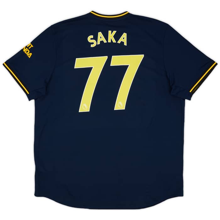 2019-20 Arsenal Authentic Third Shirt Saka #77 (XXL)