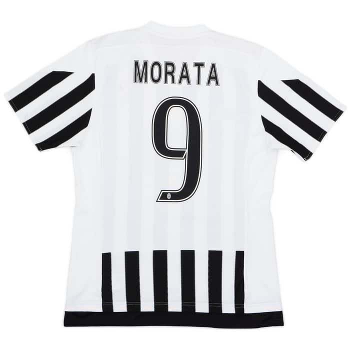 2015-16 Juventus Home Shirt Morata #9 - 9/10 - (M)