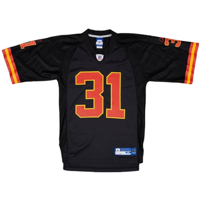2005-06 Kansas City Chiefs Holmes #31 Reebok On Field Alternate Jersey - 9/10 - (M)
