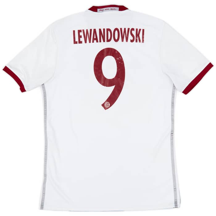 2016-17 Bayern Munich Third Shirt Lewandowski #9 - 4/10 - (M)