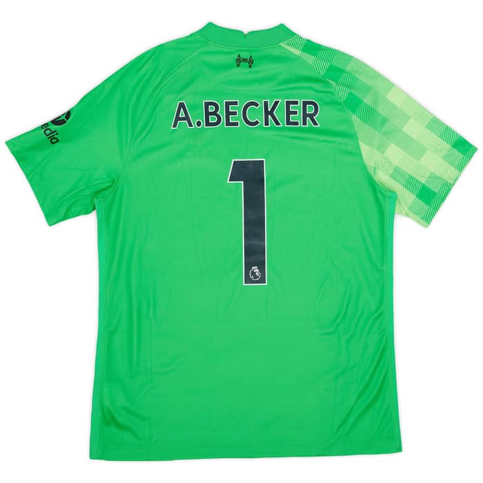 2021-22 Liverpool GK Shirt A. Becker #1 (L)