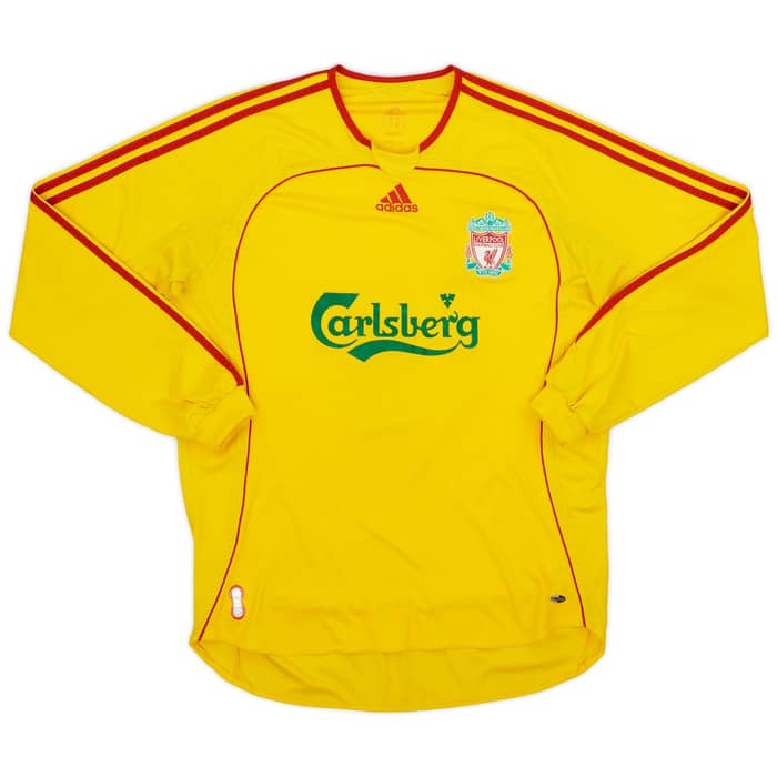 2006-07 Liverpool Away L/S Shirt Gerrard #8 - 7/10 - (L)