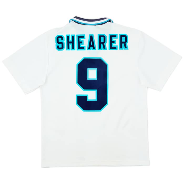 1995-97 England Home Shirt Shearer #9 - 8/10 - (M)