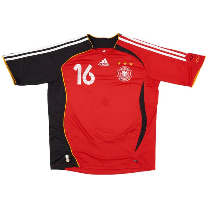 2005-07 Germany Away Shirt Lahm #16 - 5/10 - (XL.Boys)