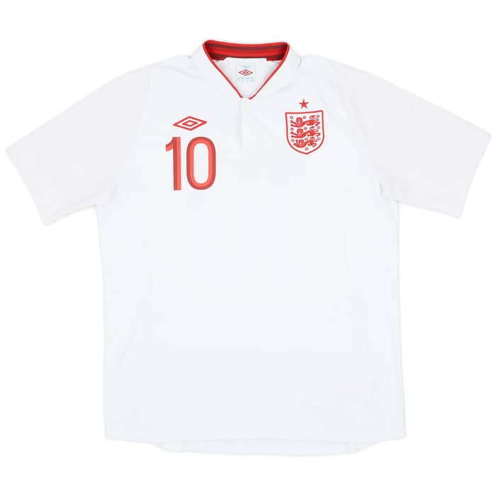 2012-13 England Home Shirt Rooney #10 - 9/10 - (XL)