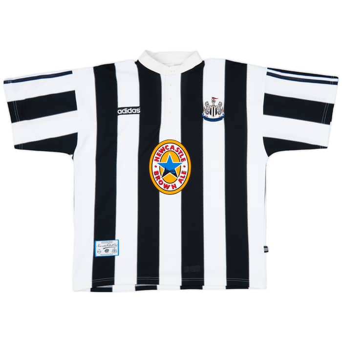 1995-97 Newcastle Home Shirt Asprilla #11 - 9/10 - (XL)