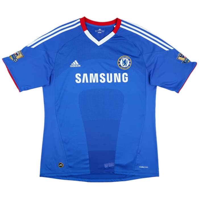 2010-11 Chelsea Home Shirt David Luiz #4 - 10/10 - (XL)