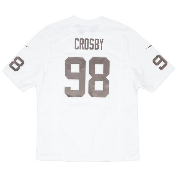 2020-24 Las Vegas Raiders Crosby #98 Nike Game Away Jersey (L)