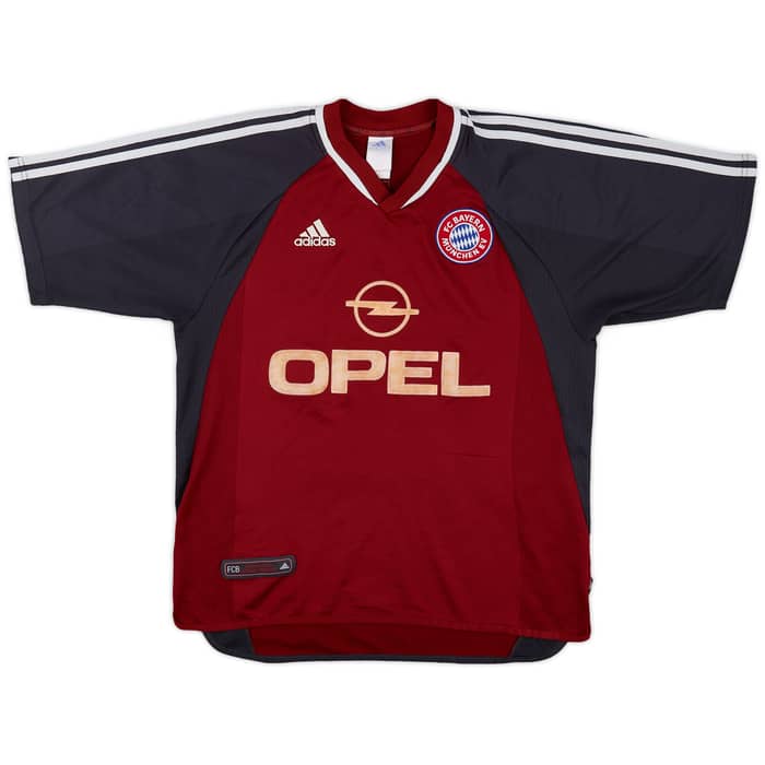2001-02 Bayern Munich Home Shirt Elber #9 - 6/10 - (M)