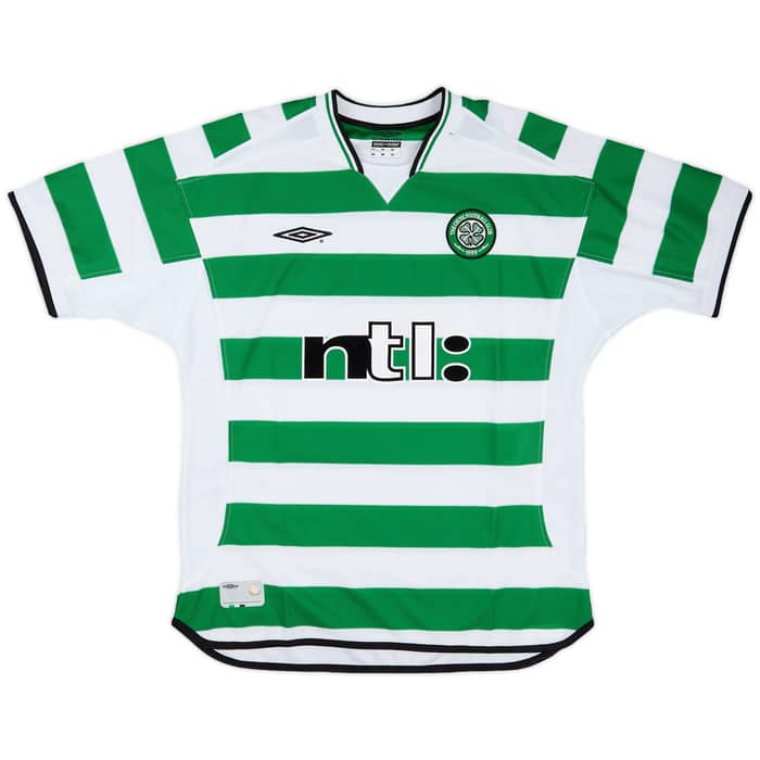 2001-03 Celtic Home Shirt Larsson #7 (L)