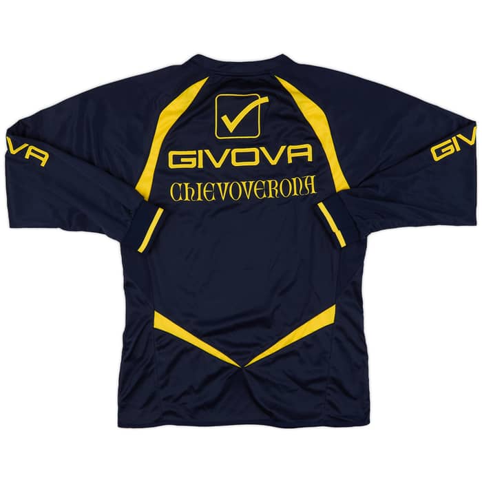 2009-10 Chievo Verona Givova Training L/S Shirt - 9/10 - (M)