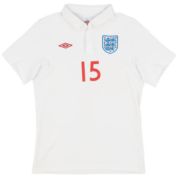 2009-10 England Home Shirt Harraway #15 - 5/10 - (M.Boys)