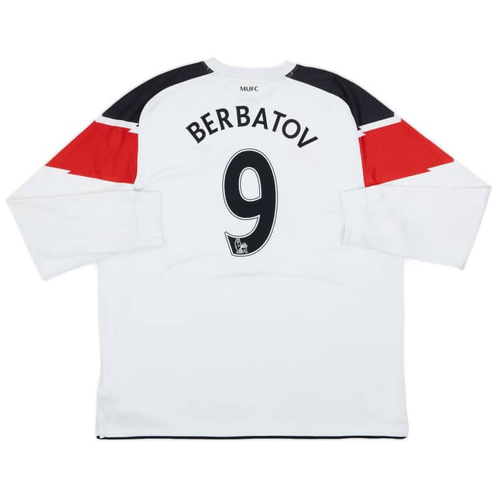 2010-12 Manchester United Away L/S Shirt Berbatov #9 - 8/10 - (XXL)